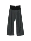 Litkovska Layered-design Trousers In Gray