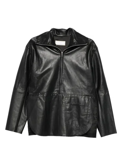 Litkovska Leather Jacket In Black