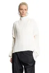 Litkovska Pleated Blouse In White