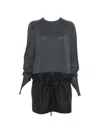 Litkovska Raglan-sleeve Sweater In Grau