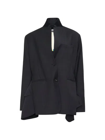 Litkovska Tailored Peplum Blazer In Black