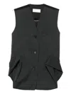 Litkovska V-neck Waistcoat In Multi