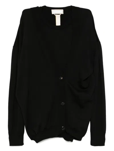 Litkovska Klassischer Cardigan In Black