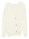 Litkovska Wool Cardigan In Neutral