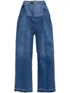 Litkovskaya Checked Jeans In Blue
