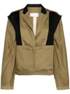 Litkovskaya Deconstructed Cotton-linen Blend Jacket In Brown