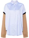 Litkovskaya Logo-embroidered Shirt In Blau