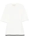 Litkovskaya Patch-detail T-shirt In 白色