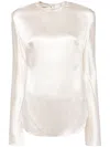 Litkovskaya Silk Blouse In Neutrals