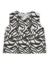 Little Bambah Geometric Top In White