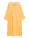 Little Bambah Linen Dress In Yellow