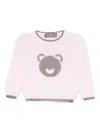 Little Bear Bear Graphic Top In Pink