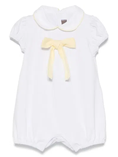 Little Bear Babies' Bow-appliqué Body In White