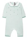 Little Bear Cotton Babygrow Set In Green