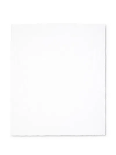Little Bear Cotton Blanket In White