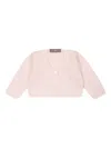 Little Bear Pink Cardigan For Baby Girl In Pink