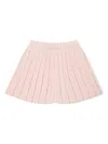 Little Bear Cotton Skirt In Pink
