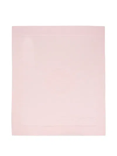Little Bear Embossed-bear Baby Blanket In Pink