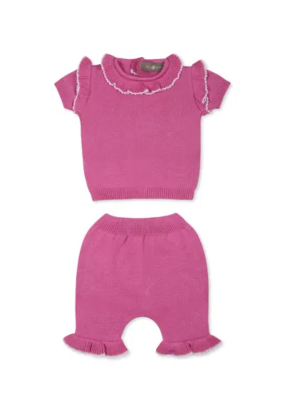 LITTLE BEAR FUCHSIA BIRTH SET FOR BABY GIRL