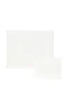 Little Bear Heart-embroidered Cotton Sheet Set (set Of Two)) In White