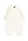 Little Bear Ivory Romper For Babykids In Neutral