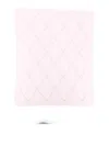 Little Bear Blanket With Diamond Pattern In White