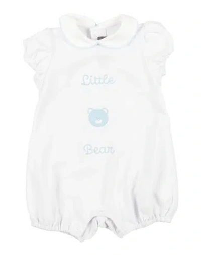 Little Bear Newborn Boy Baby Bodysuit White Size 3 Cotton, Elastane