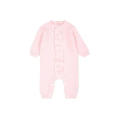Little Bear Pink Babygrow For Baby Girl