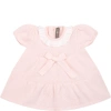 LITTLE BEAR PINK CASUAL DRESS FOR BABY GIRL