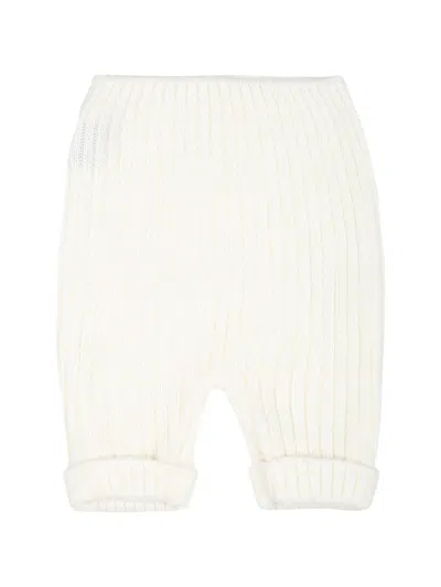 LITTLE BEAR RIBBED-KNIT LEGGINGS