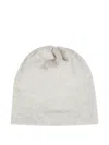Little Bear Ribbed Wool Beanie In Gray