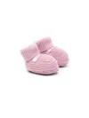 Little Bear Slip-on Knitted Slippers In Pink