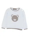 Little Bear Teddy Bear-motif Sweater In Neutral
