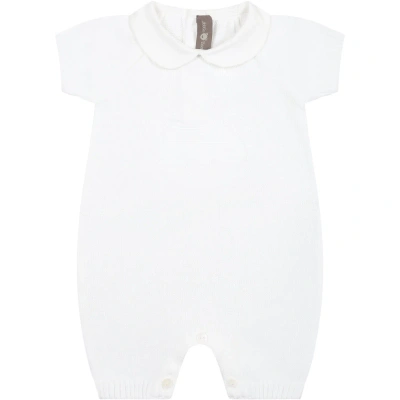 Little Bear White Romper For Baby Kids