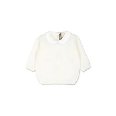 Little Bear White Sweater For Baby Boy