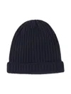 Little Bear Wool Beanie In Blue