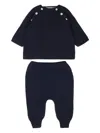 Little Bear Wool Trousers (set Of Two) In Blue