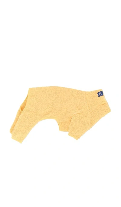 Little Beast Fleece Onesie In Yellow