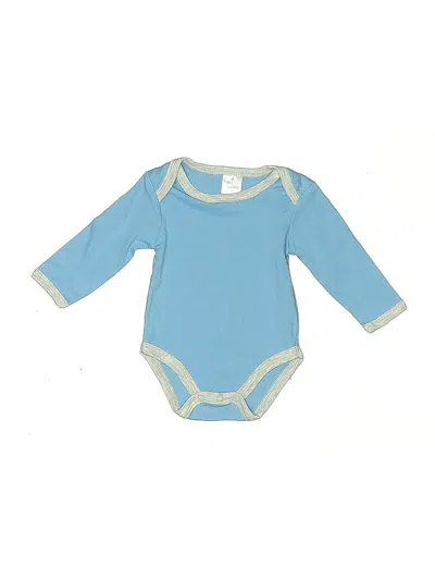 Pre-owned Little Beginnings Babies' Long Sleeve Onesie In Blue