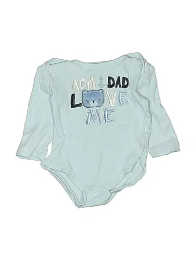 Pre-owned Little Beginnings Babies' Long Sleeve Onesie In Blue