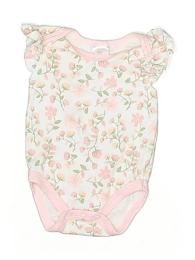 Pre-owned Little Beginnings Babies' Short Sleeve Onesie In Pink