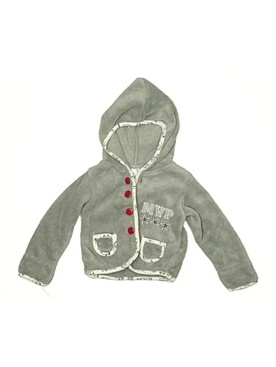 Pre-owned Little Beginnings Babies' Zip Up Hoodie In Gray