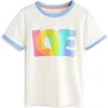 Little Bird Kids' 2-pack Love Assorted Cotton Graphic T-shirts In Pink