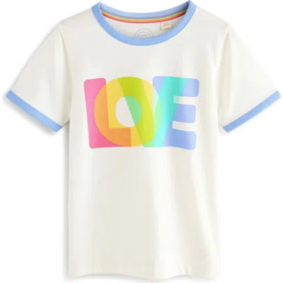 Little Bird Kids' 2-pack Love Assorted Cotton Graphic T-shirts In Pink