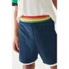 Little Bird Kids' Assorted 2-pack Terry Cloth Shorts In Green Blue