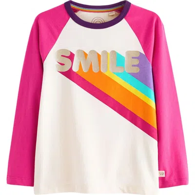 Little Bird Kids' Smile Long Sleeve Graphic T-shirt