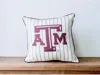 Little Birdie A & M Pinstripe Pillow In Multi