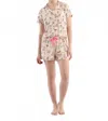 Little Blue House Everyday Short Pajama Set In Cute Pups