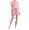 Little Blue House Everyday Short Pajama Set In Elephantastic