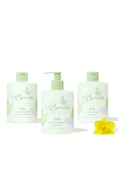 Little Butterfly London Kid's Foamy Adventure 3 Product Hair And Skincare Bundle